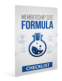 Membership Site Formula Checklist