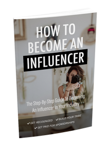 How to become an influencer Book