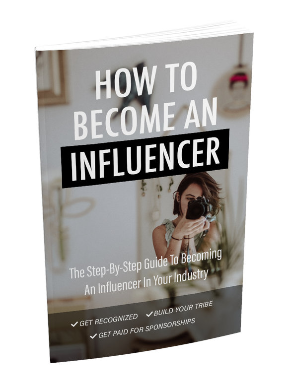 How to become an influencer Book