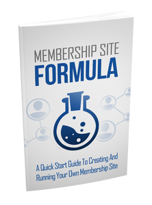 Membership Site Formula Book