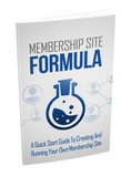 Membership Site Formula Book